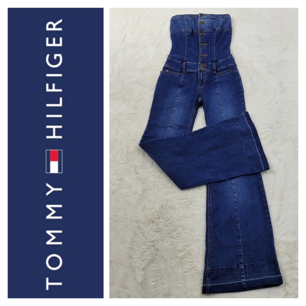 Vintage Tommy Hilfiger strapless jumpsuit